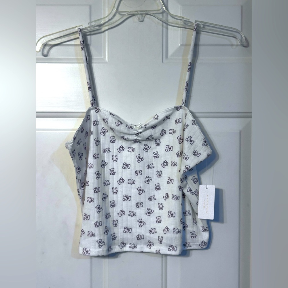 NWT Altar’d State teddy bear camisole/sleep tank, size XXL. - Picture 4 of 10